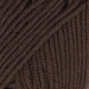 DROPS MerinoExtrafine MERINO EXTRA FINE UNI COLOUR 09 dark brown | Knitting yarn shop / dzijas veikals