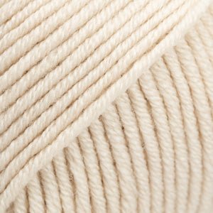 DROPS MerinoExtrafine MERINO EXTRA FINE UNI COLOUR 50 light beige | Knitting yarn shop / dzijas veikals