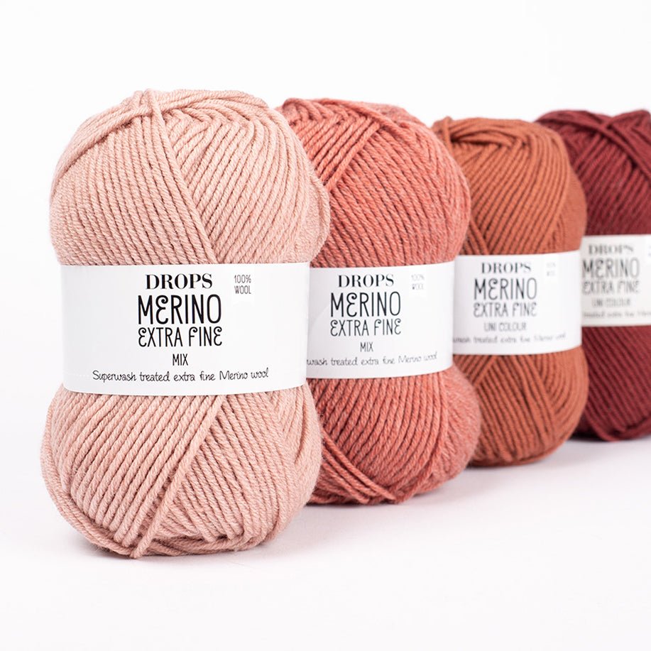DROPS MerinoExtrafine MERINO EXTRA FINE UNICOLOR 01 off white | Knitting yarn shop / dzijas veikals