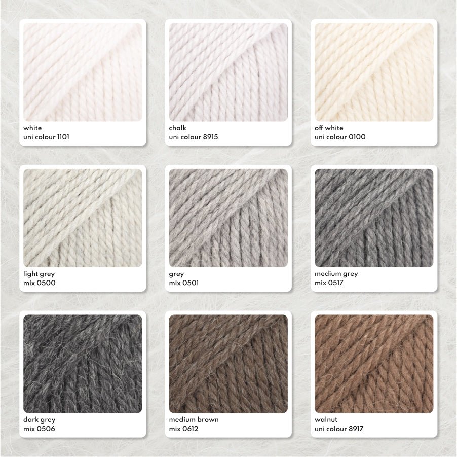 DROPS Nepal NEPAL UNICOLOR 0100 off white | Knitting yarn shop / dzijas veikals