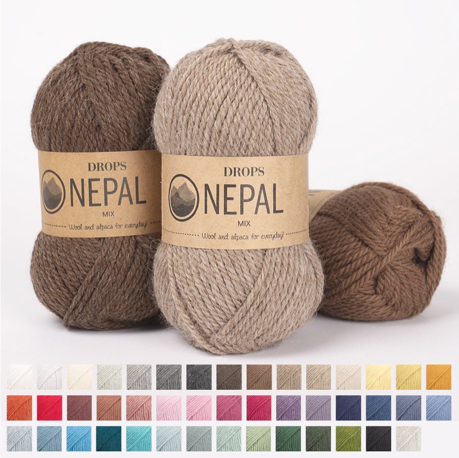 DROPS Nepal NEPAL UNICOLOR 0100 off white | Knitting yarn shop / dzijas veikals