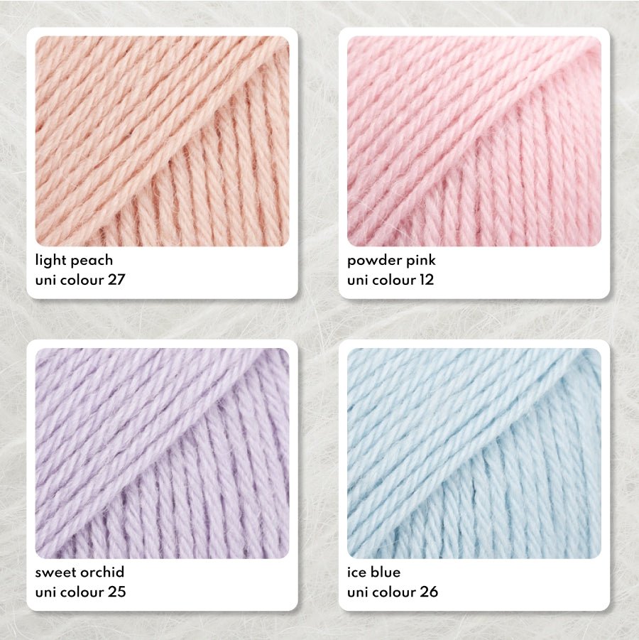 DROPS Nord NORD UNI COLOUR 01 off white | Knitting yarn shop / dzijas veikals