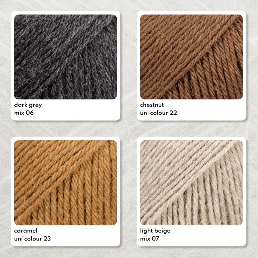 DROPS Nord NORD UNI COLOUR 01 off white | Knitting yarn shop / dzijas veikals