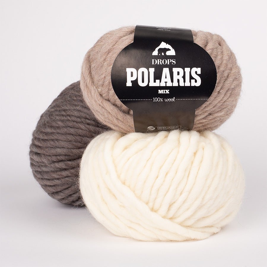 DROPS Polaris POLARIS UNI COLOUR 04 medium grey | Knitting yarn shop / dzijas veikals