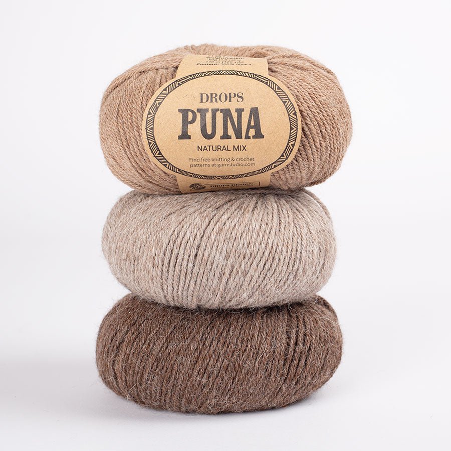DROPS Puna PUNA NATURAL 01 off white | Knitting yarn shop / dzijas veikals