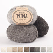 DROPS Puna PUNA NATURAL 01 off white | Knitting yarn shop / dzijas veikals