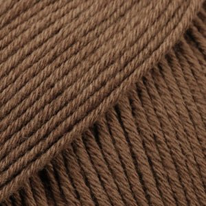 DROPS Safran SAFRAN UNI COLOUR 68 coffee | Knitting yarn shop / dzijas veikals