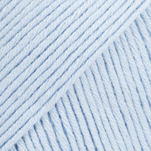 DROPS Safran SAFRAN UNI COLOUR 76 powder blue | Knitting yarn shop / dzijas veikals