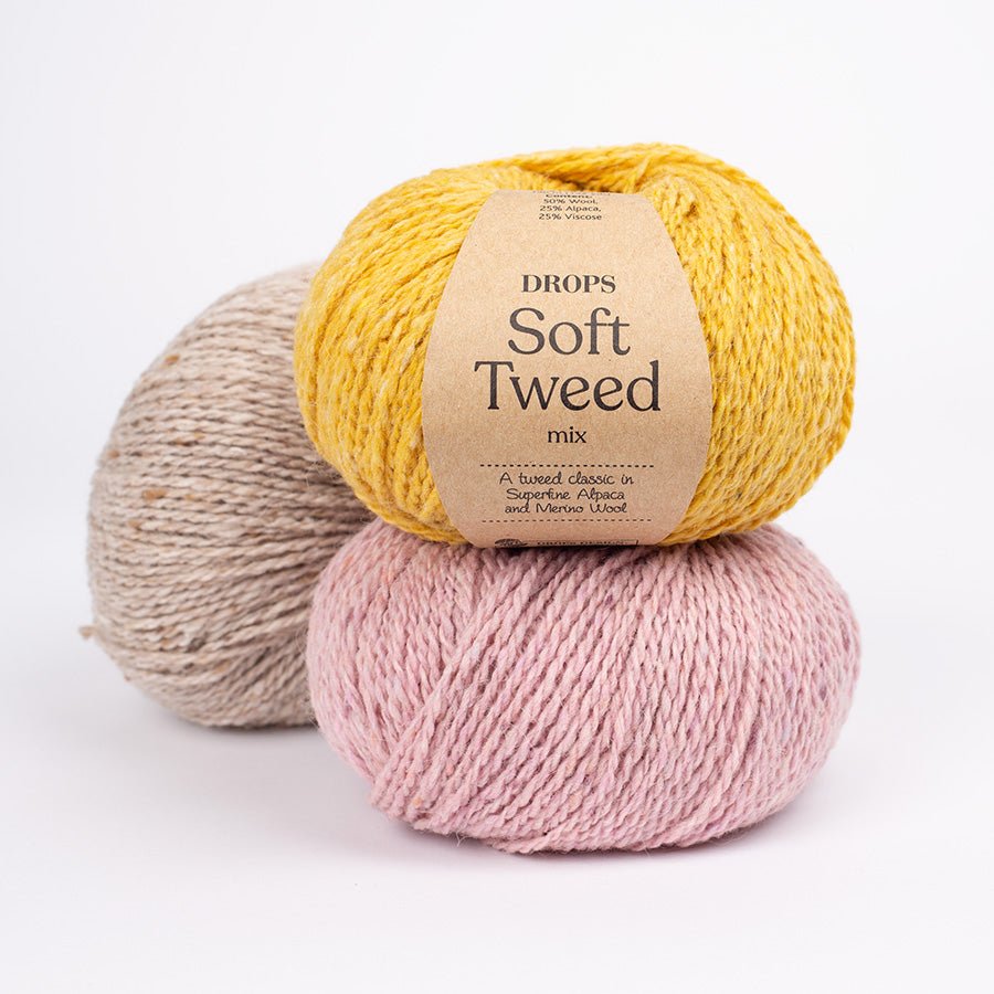 DROPS SOFT TWEED 01 off white | Knitting yarn shop / dzijas veikals