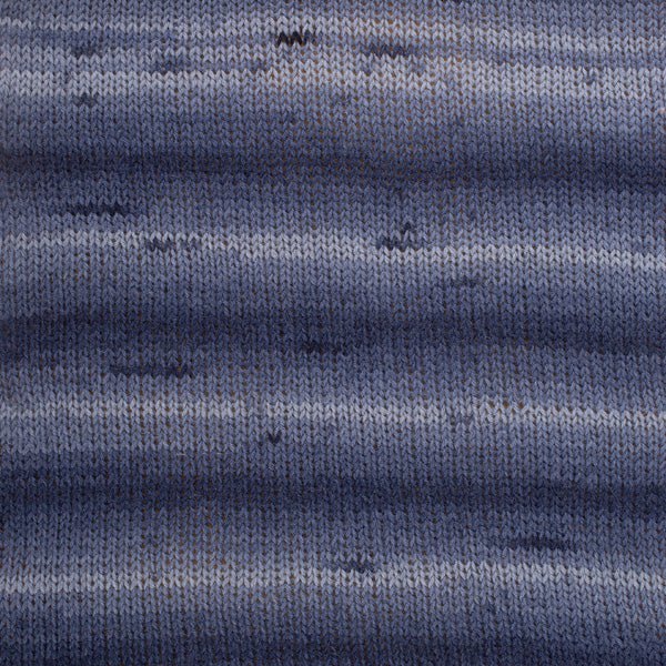 FABEL LONG PRINT 917 deep ocean | Knitting yarn shop / dzijas veikals