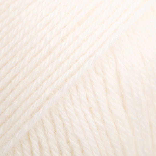 FABEL UNICOLOR 100 off white | Knitting yarn shop / dzijas veikals