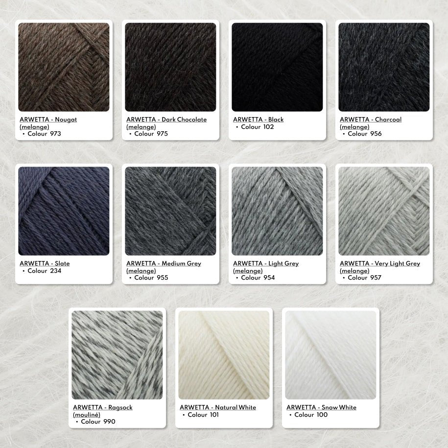 FILCOLANA Arwetta 70 color variants Alaskan Blue - 141 | Knitting yarn shop / dzijas veikals