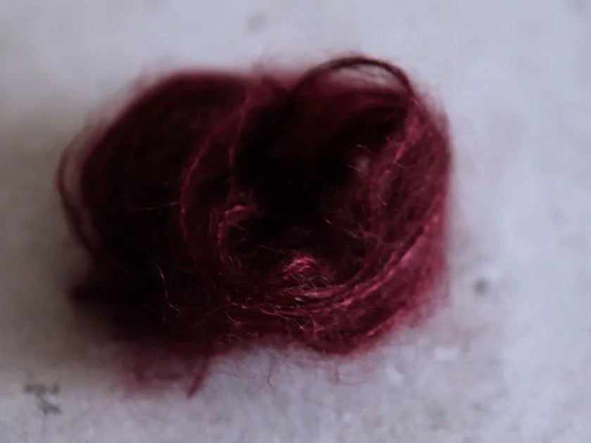 FILCOLANA Tilia Silk Mohair Yarn Dark Bordeaux - 382 | Knitting yarn shop / dzijas veikals