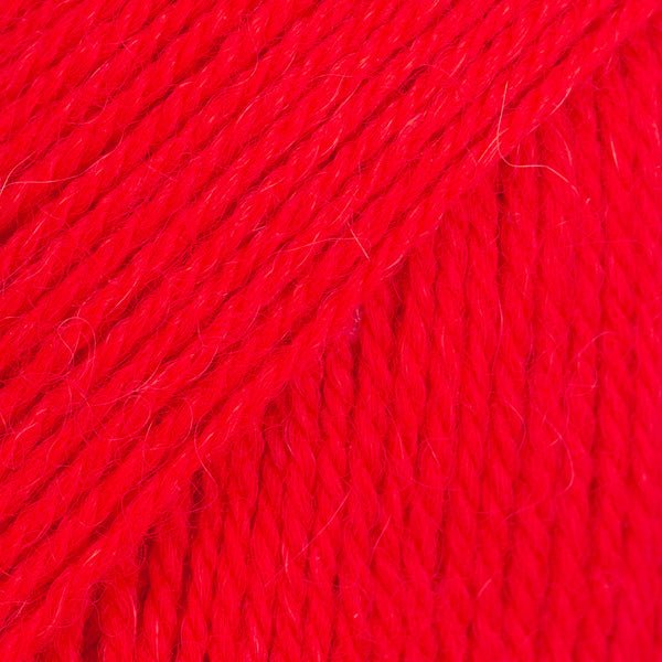 FLORA UNI COLOUR 33 hot red | Knitting yarn shop / dzijas veikals