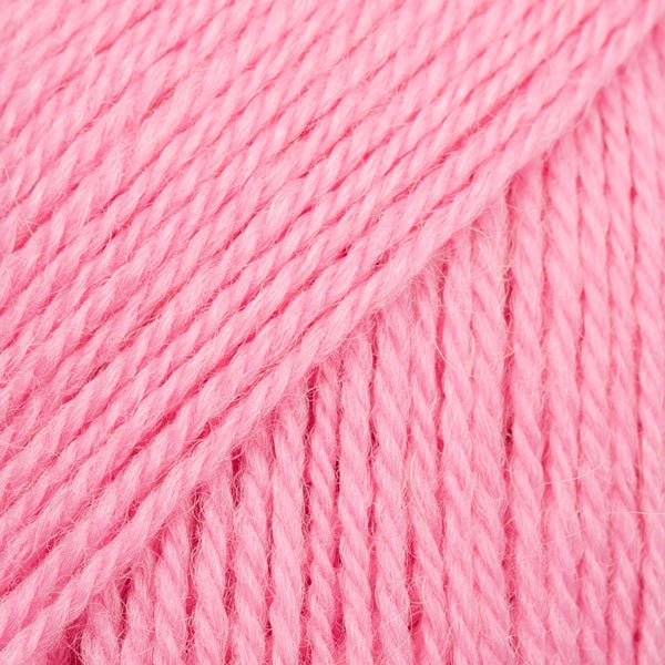 FLORA UNI COLOUR 36 rose petal | Knitting yarn shop / dzijas veikals