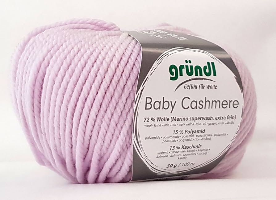 GRÜNDL Baby Cashmere Yarn – Extra Fine Merino Wool & Cashmere Blend 4 | Knitting yarn shop / dzijas veikals