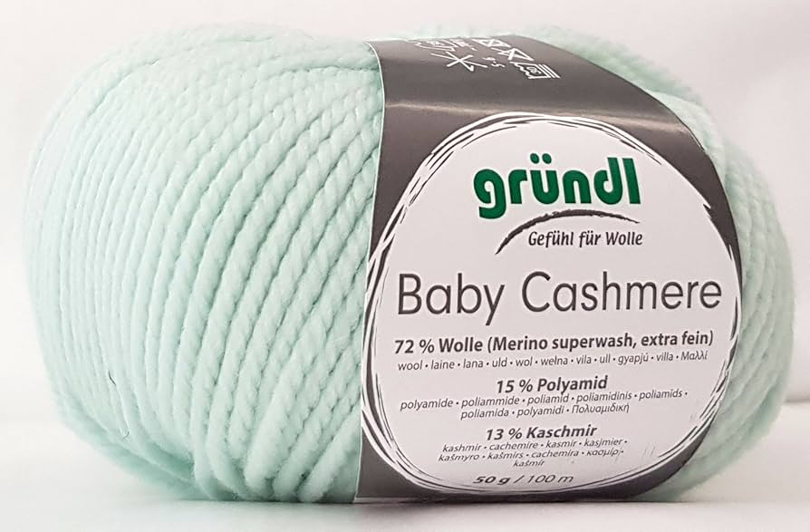 GRÜNDL Baby Cashmere Yarn – Extra Fine Merino Wool & Cashmere Blend 5 | Knitting yarn shop / dzijas veikals