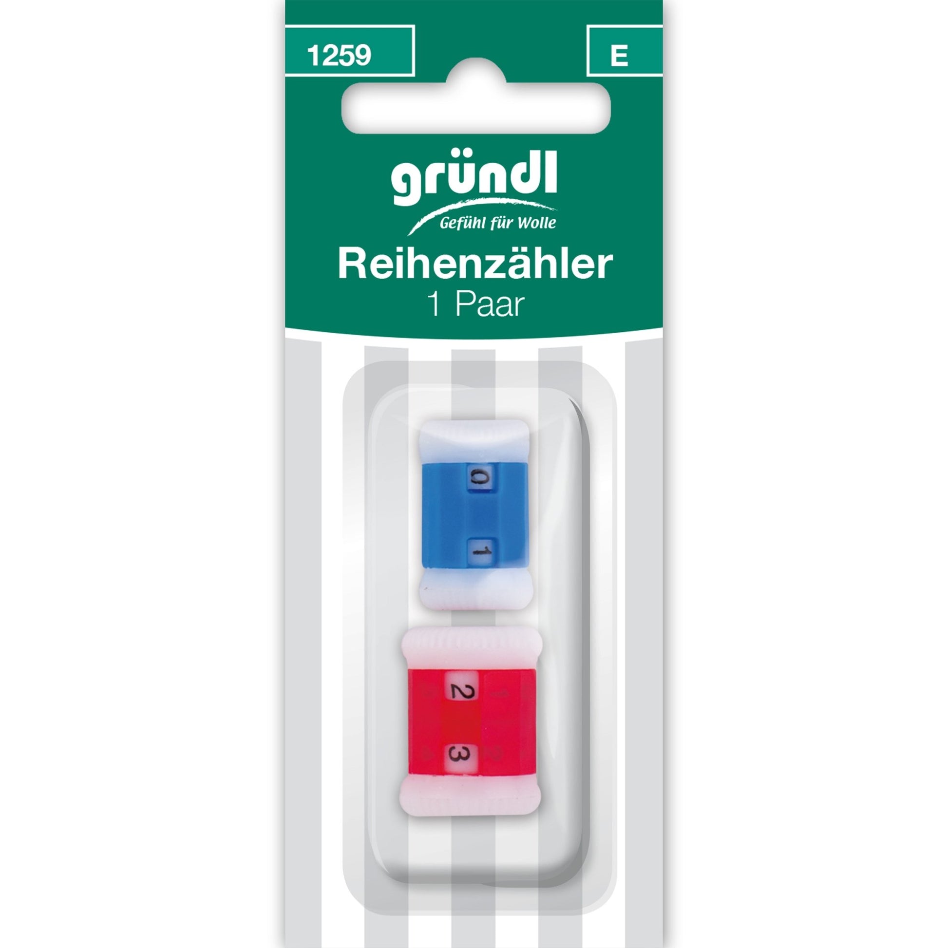GRÜNDL Row Counters – Set of 2 for Knitting & Crocheting | Knitting yarn shop / dzijas veikals