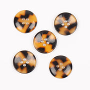 Imitation horn (tortoise) 20/25mm 20mm 715 | Knitting yarn shop / dzijas veikals