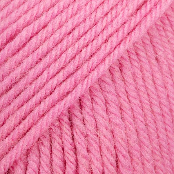 KARISMA UNI COLOUR 33 medium pink | Knitting yarn shop / dzijas veikals