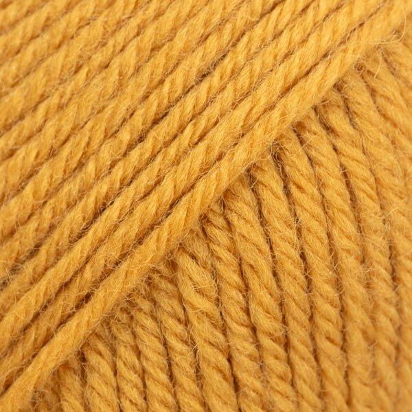 KARISMA UNI COLOUR 52 dark mustard | Knitting yarn shop / dzijas veikals