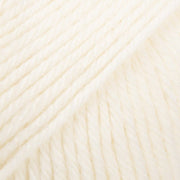 KARISMA UNICOLOR 01 off white | Knitting yarn shop / dzijas veikals