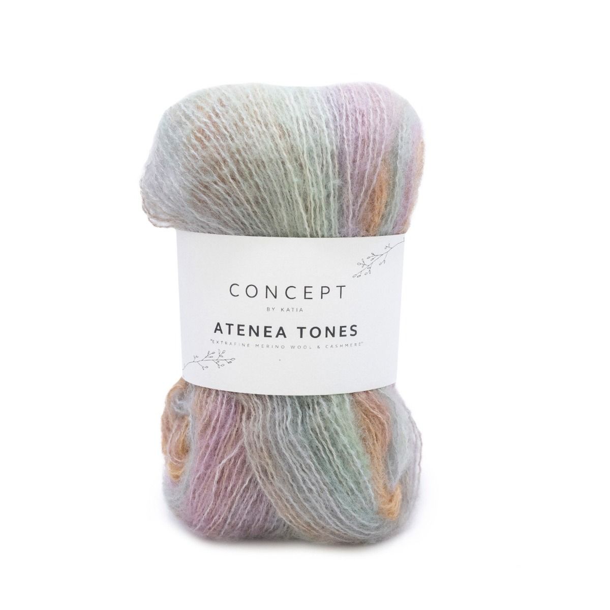Katia Atenea Tones Yarn – Multicolor Wool, Cotton & Cashmere Blend ATENEA TONES 203 | Knitting yarn shop / dzijas veikals