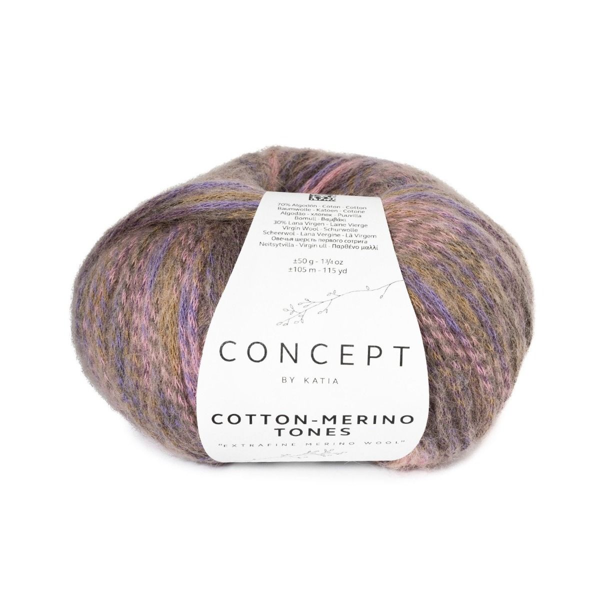 KATIA COTTON - MERINO TONES COTTON - MERINO TONES 302 | Knitting yarn shop / dzijas veikals