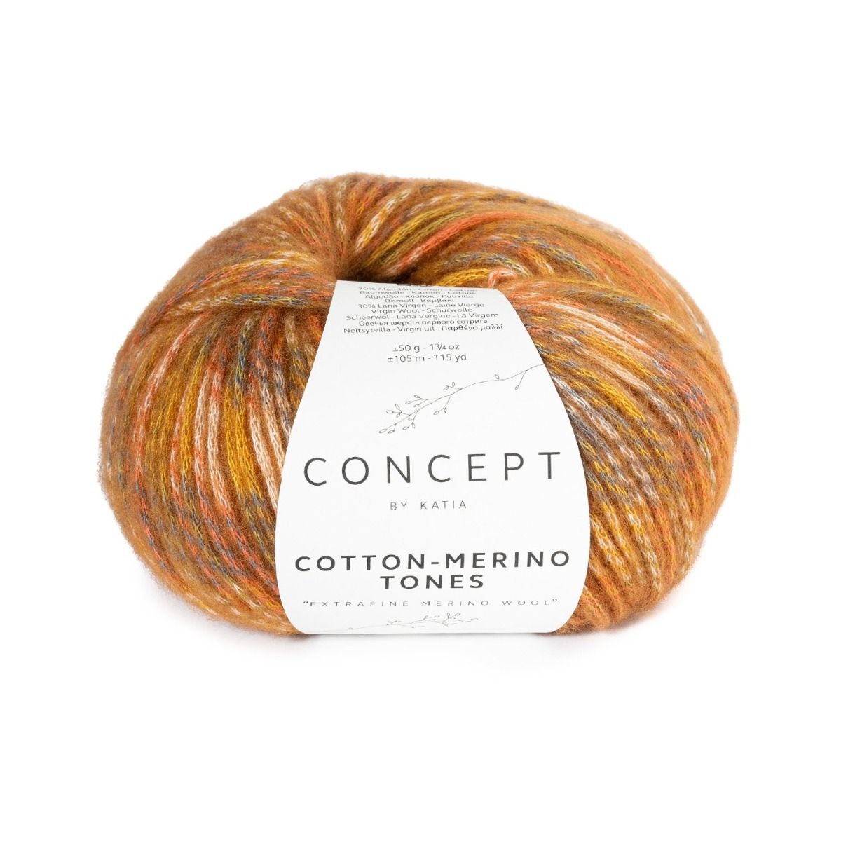 KATIA COTTON - MERINO TONES COTTON - MERINO TONES 305 | Knitting yarn shop / dzijas veikals
