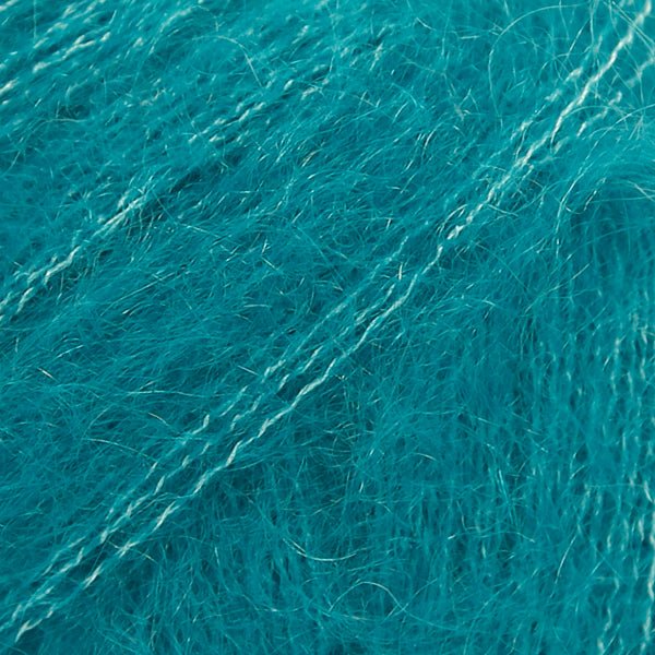 KID - SILK UNI COLOR 24 petrol | Knitting yarn shop / dzijas veikals
