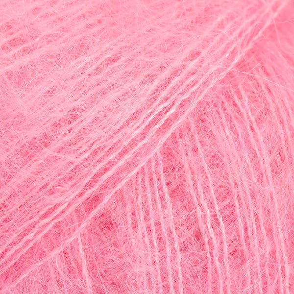 KID - SILK UNI COLOUR 62 strawberry ice cream | Knitting yarn shop / dzijas veikals
