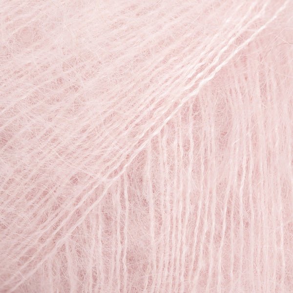 KID - SILK UNI COLOUR 63 powder pink | Knitting yarn shop / dzijas veikals