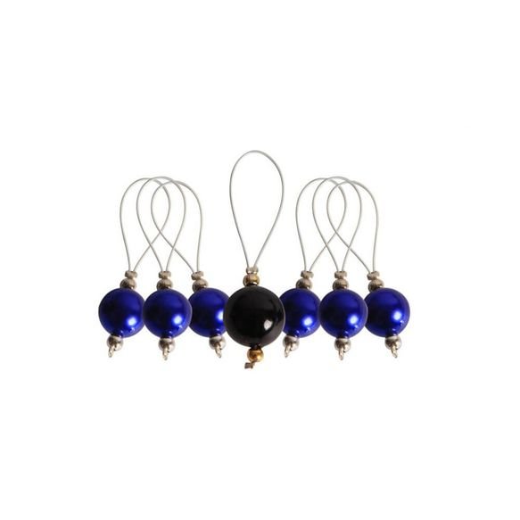KnitPro Bead Stitch markers - 1x7pcs Bluebell | Knitting yarn shop / dzijas veikals
