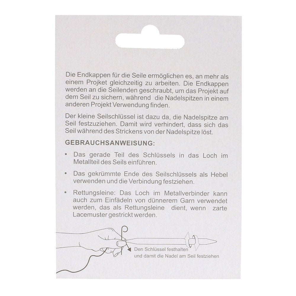 KnitPro Cable 150cm black - gold | Knitting yarn shop / dzijas veikals