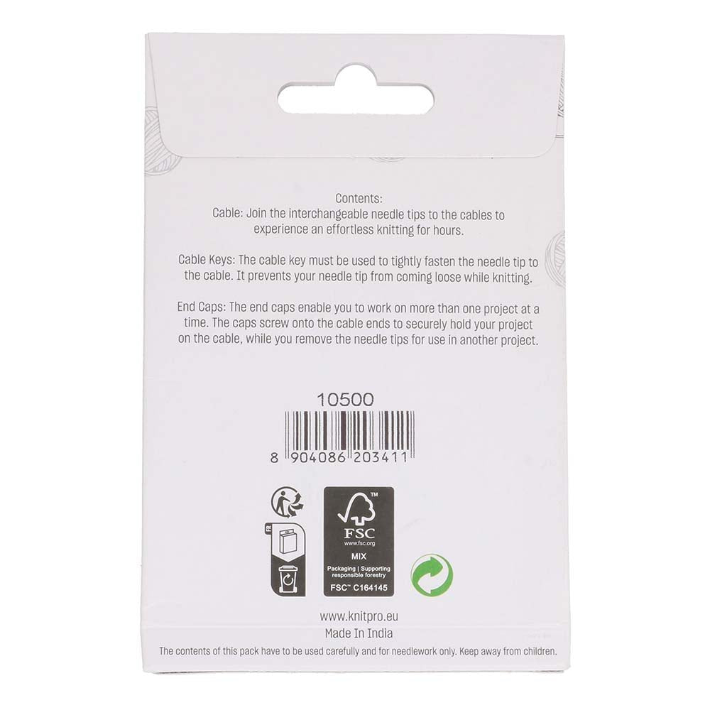 KnitPro Cable purple , available in different lengths (40, 60, 80, 100, 120, 150 cm) 40 | Knitting yarn shop / dzijas veikals