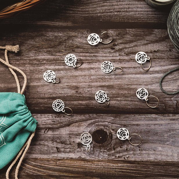 KnitPro Chakra Stitch markers | Knitting yarn shop / dzijas veikals