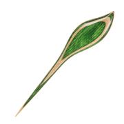 KnitPro Flora shawl pin Feather | Knitting yarn shop / dzijas veikals