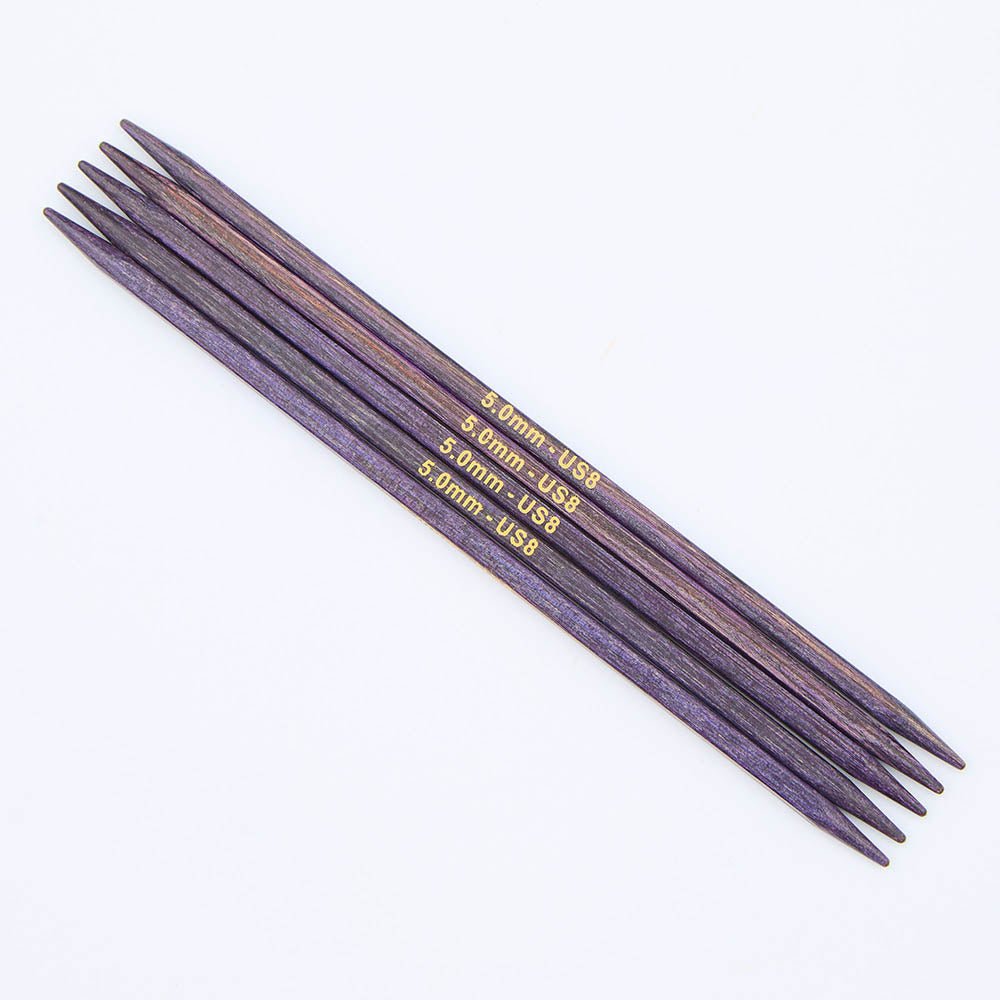 KnitPro J'adore Cubics double - pointed needles, 15cm and 20 cm 15 | Knitting yarn shop / dzijas veikals