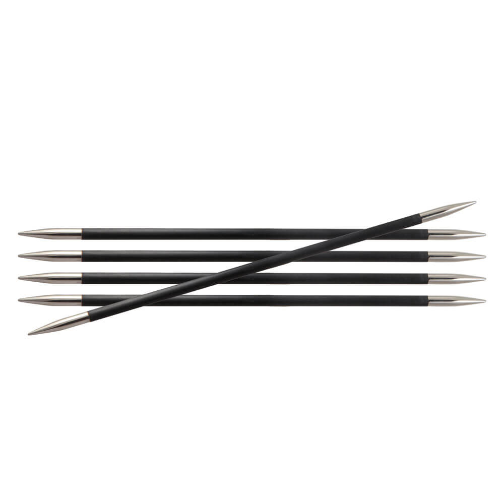 KnitPro Karbonz double - pointed needles: 15/20cm, 1.00mm - 6.00mm 15 | Knitting yarn shop / dzijas veikals
