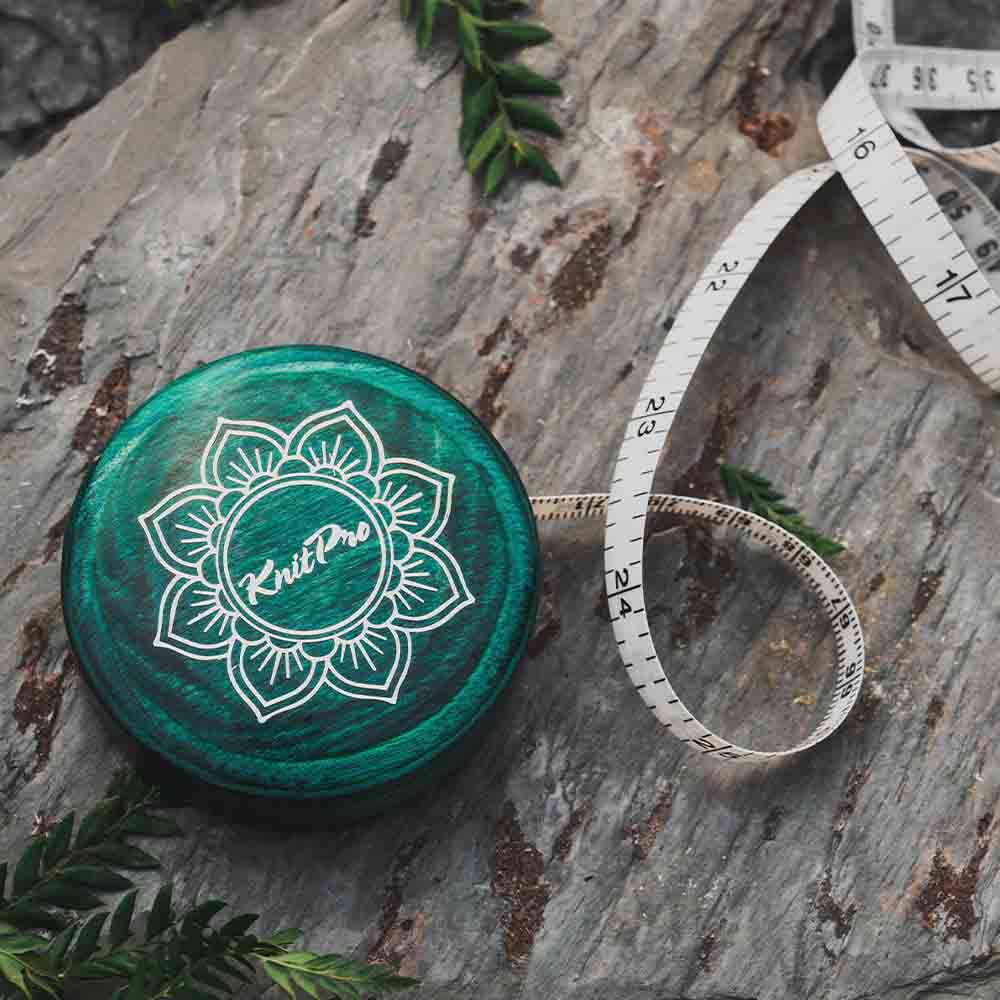 KnitPro Mindful Tape measure wood 150cm | Knitting yarn shop / dzijas veikals