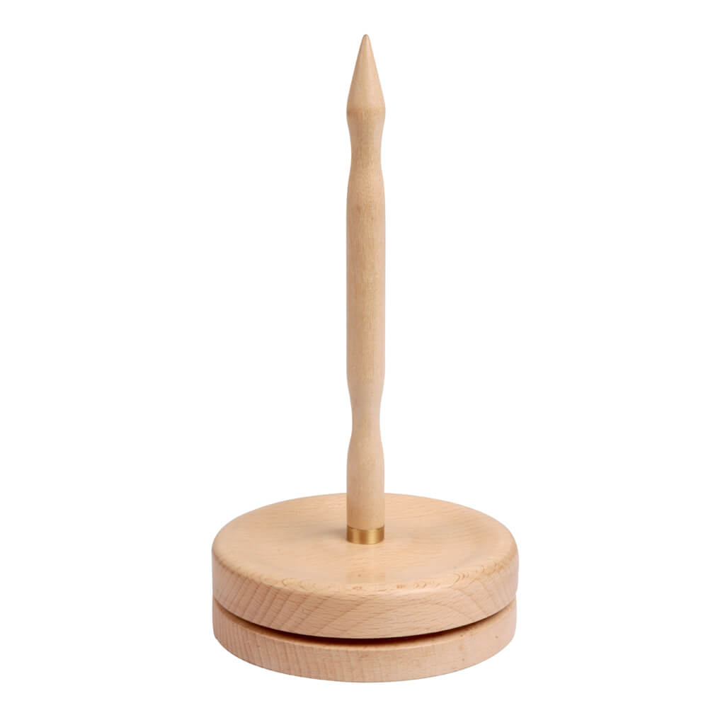 KnitPro Natural wooden yarn dispenser | Knitting yarn shop / dzijas veikals