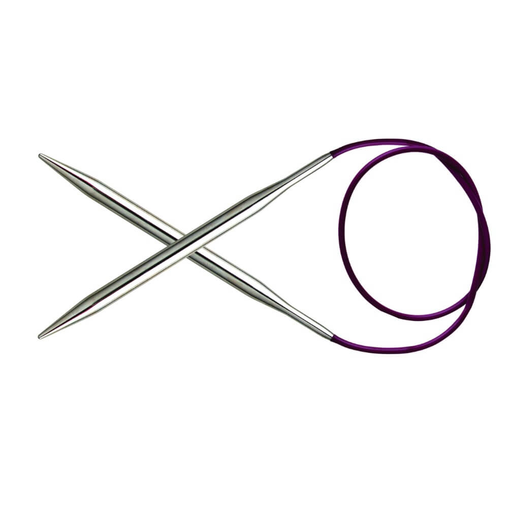 KnitPro Nova Metal circular needles 25 | Knitting yarn shop / dzijas veikals