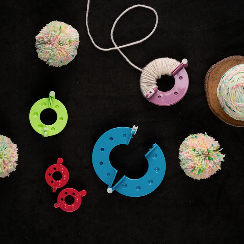KnitPro Pom pom makers 3.5 - 5.5 - 7 - 9cm | Knitting yarn shop / dzijas veikals