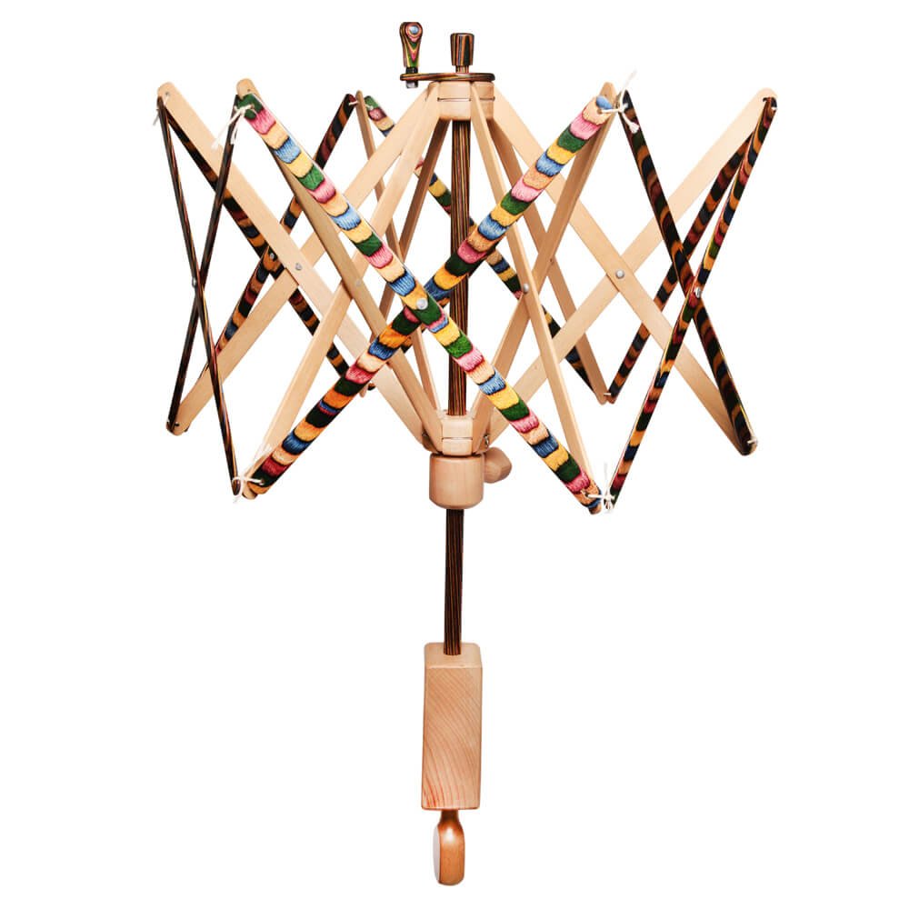 Knitpro Signature umbrella yarn winder with holder | Knitting yarn shop / dzijas veikals