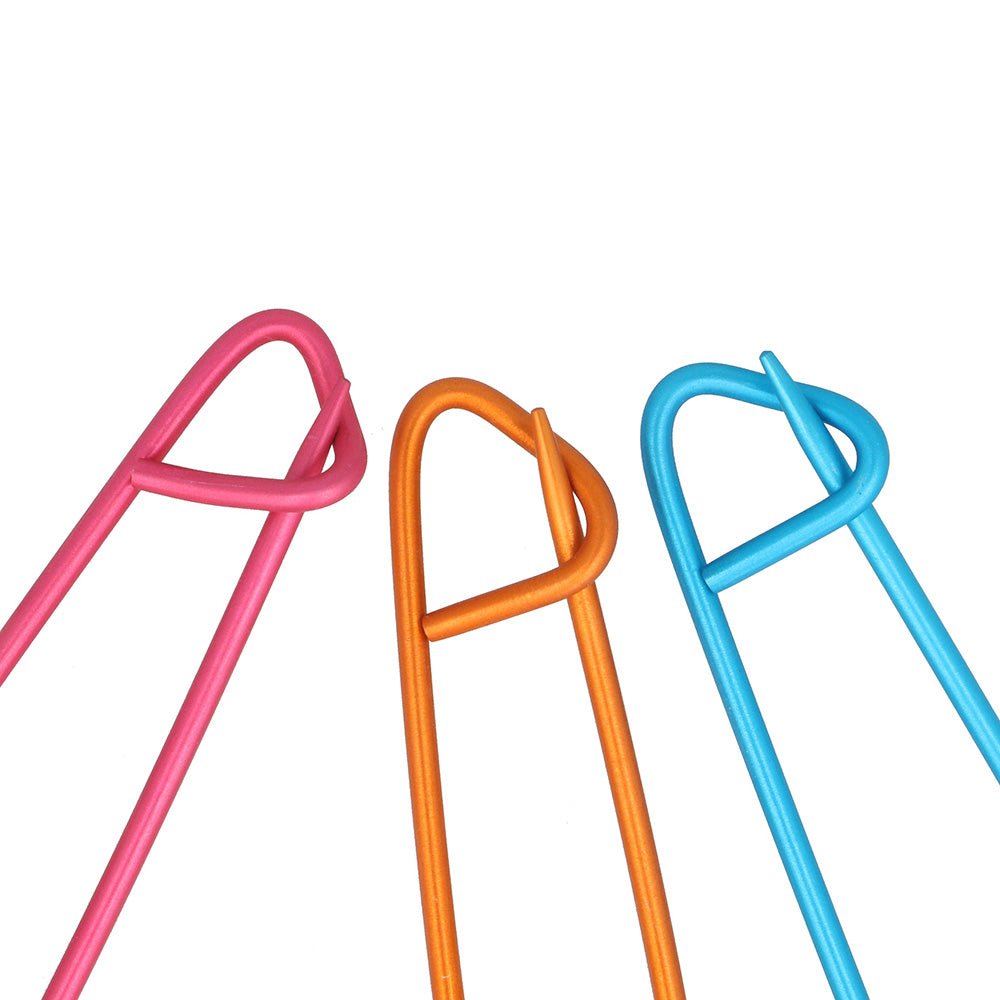 KnitPro Stitch holders aluminium - 1x3pcs | Knitting yarn shop / dzijas veikals