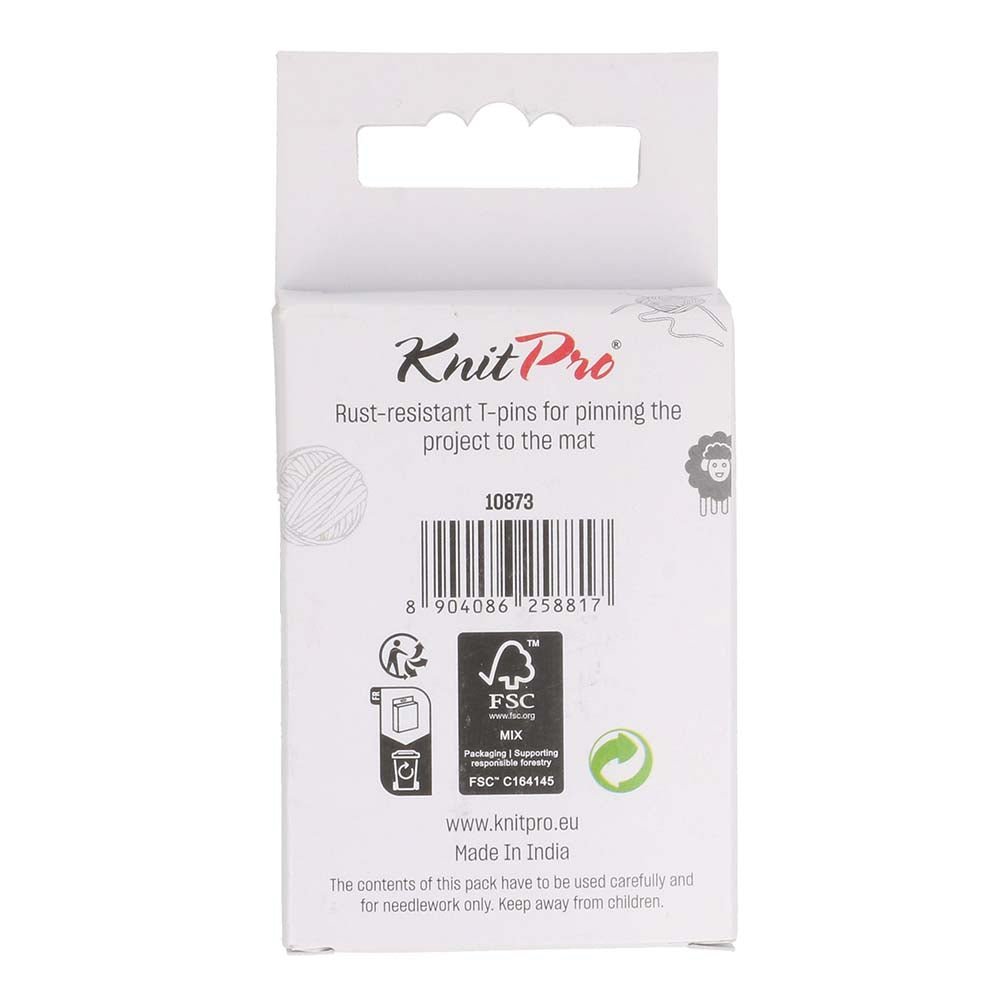 KnitPro T - pins - 1x50pcs | Knitting yarn shop / dzijas veikals