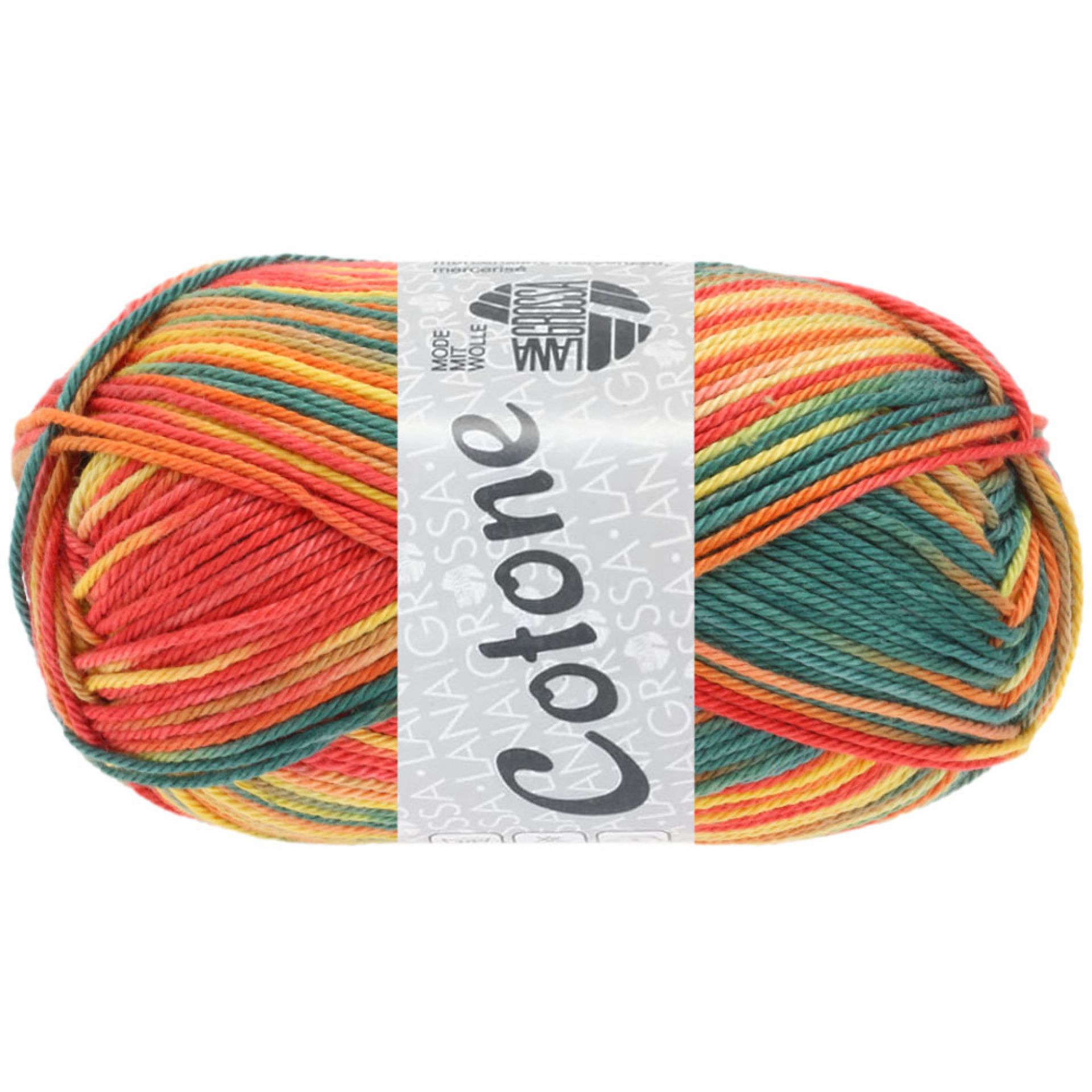 Lana Grossa COTONE PRINT 344 | Knitting yarn shop / dzijas veikals
