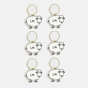 Lantern Moon Meadow stitch markers - 6pcs | Knitting yarn shop / dzijas veikals