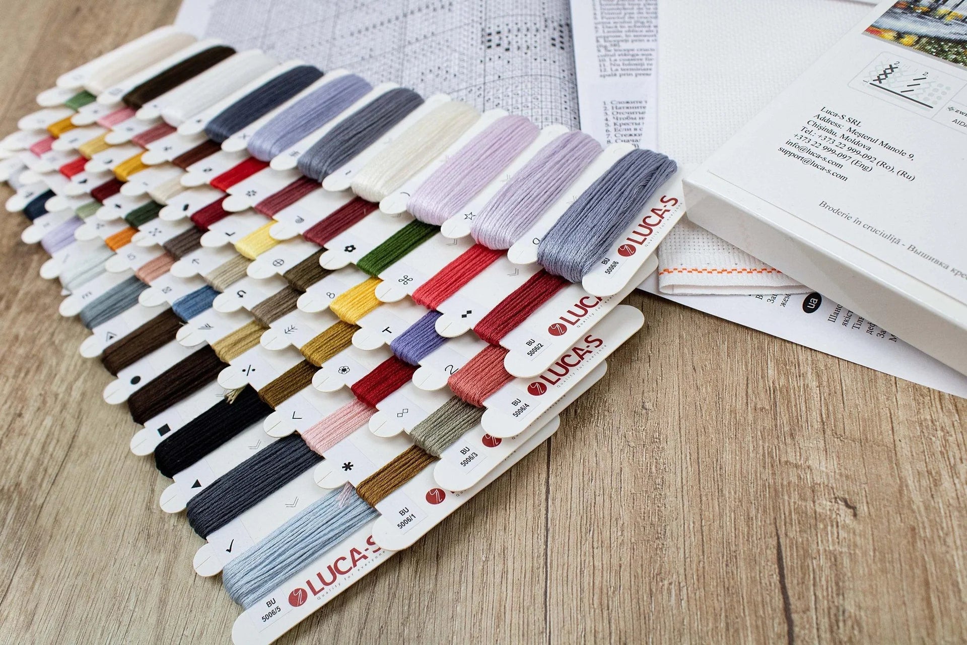 Luca - S Cross Stitch Kit – London BU5006, 16ct AIDA, 44.5x32cm | Knitting yarn shop / dzijas veikals