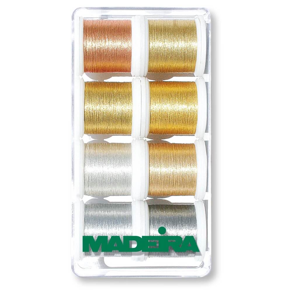Madeira Heavy Metal metallic embroidery thread 8x100m - 1pc | Knitting yarn shop / dzijas veikals